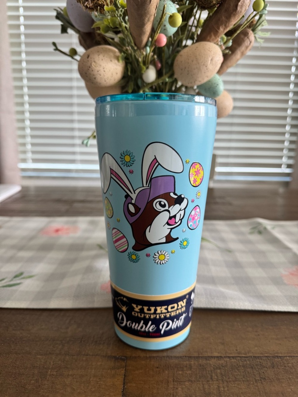 Buc-ee’s Yukon Outfitters Double Pint Easter Bunny Tumbler 16oz Insulated Cup